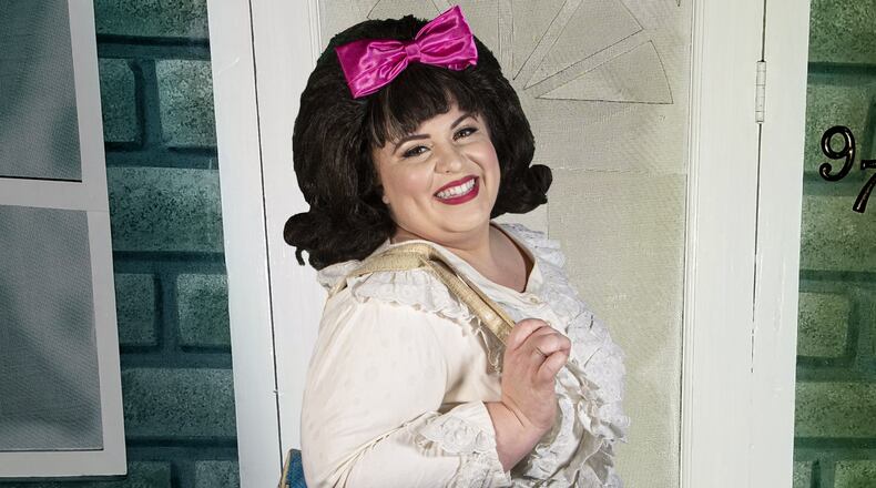 Jennifer Massey stars in the musical “Hairspray” at City Springs Theatre. CONTRIBUTED BY MASON WOOD