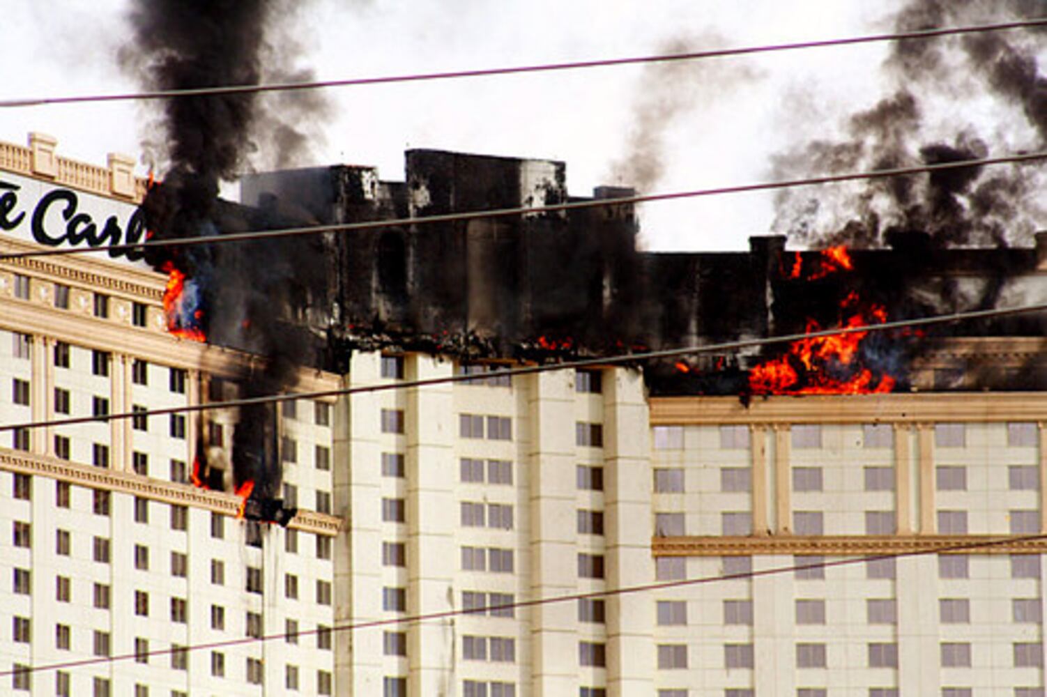 Monte Carlo resort fire