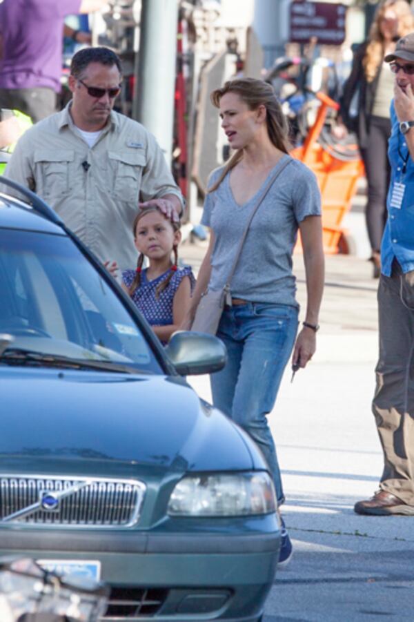 Jen on the job. Photo: Atlanta Filming