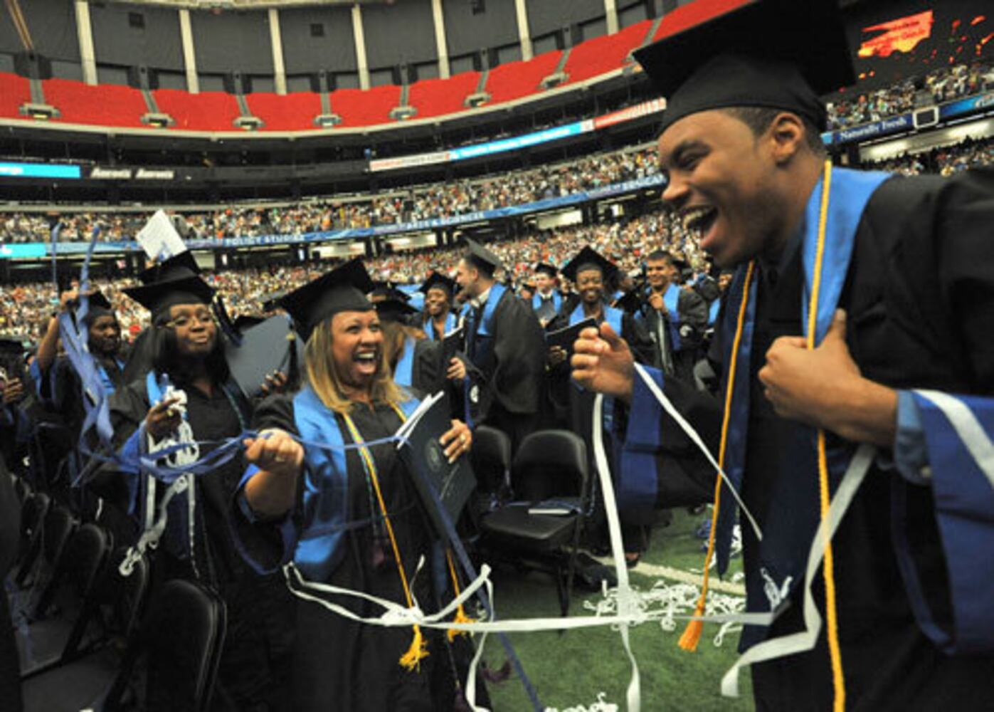 Jimmy Carter speaks at GSU commencement