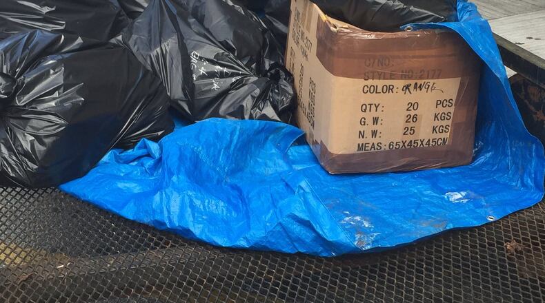 Police and federal agents raided The Discount Mall on Godby Road on Monday. (Credit: Channel 2 Action News)