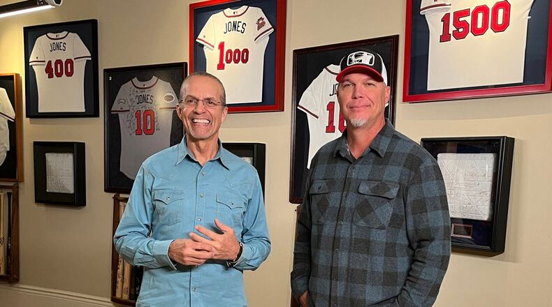 Kyle Petty shot an episode of "Dinner Drive with Kyle Petty" on Circle TV with Braves legend Chipper Jones. CIRCLE TV