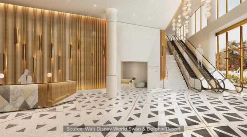 Another new hotel is coming to Walt Disney World, adding to a building boom that already includes hotels, theme park expansions and a new transportation system. (Source: WDW Swan & Dolphin Resort)