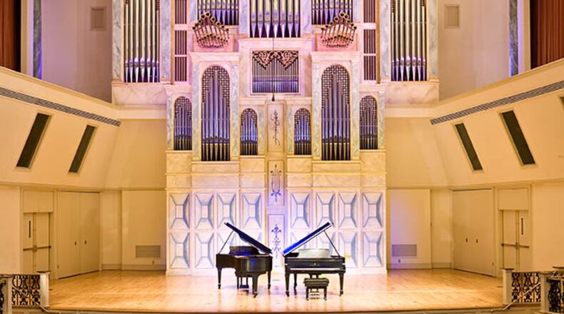 Attractive Spivey Hall at Clayton State University has announced a diverse season schedule for its 2024-2025 season.