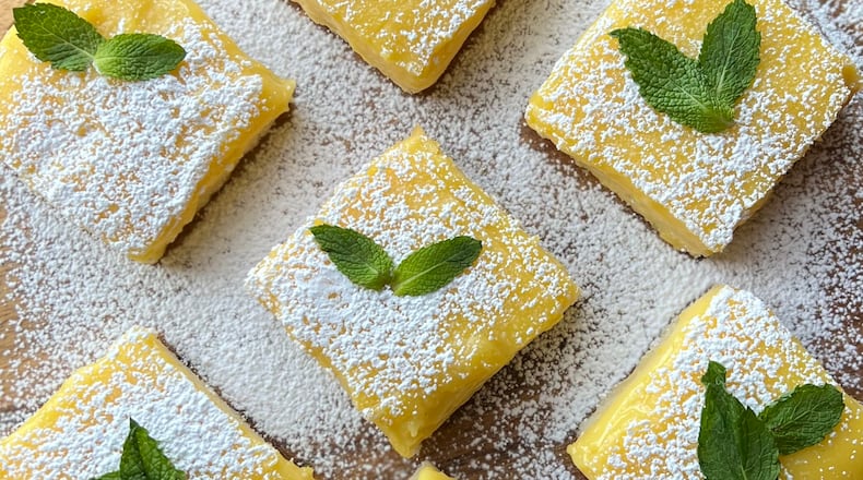 Very Lemony Bars. Courtesy of Mia Frazier