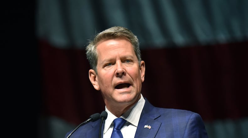 Gov. Brian Kemp. HYOSUB SHIN / HSHIN@AJC.COM