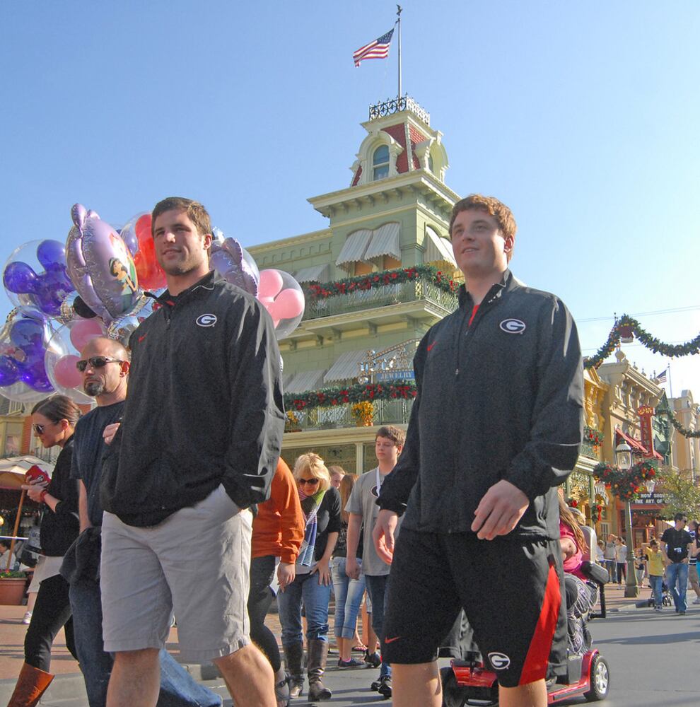 Georgia players visit Disney World
