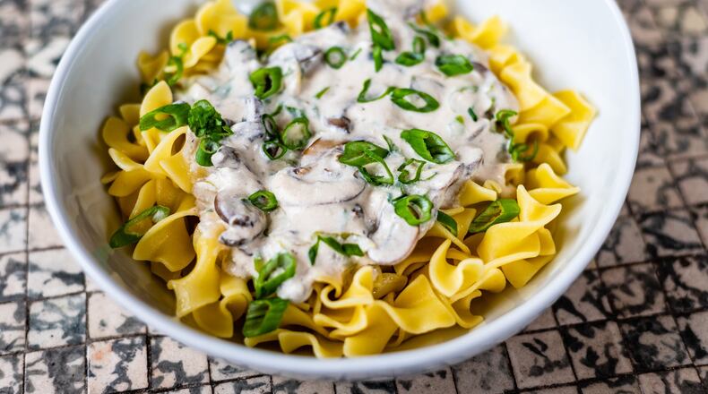 Quick Mushroom Stroganoff. CONTRIBUTED BY HENRI HOLLIS