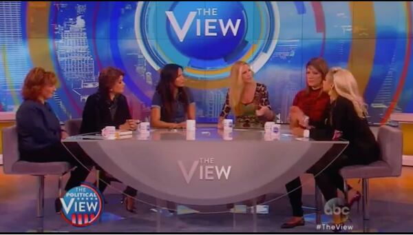 Ann Coulter visits "The View." ABC