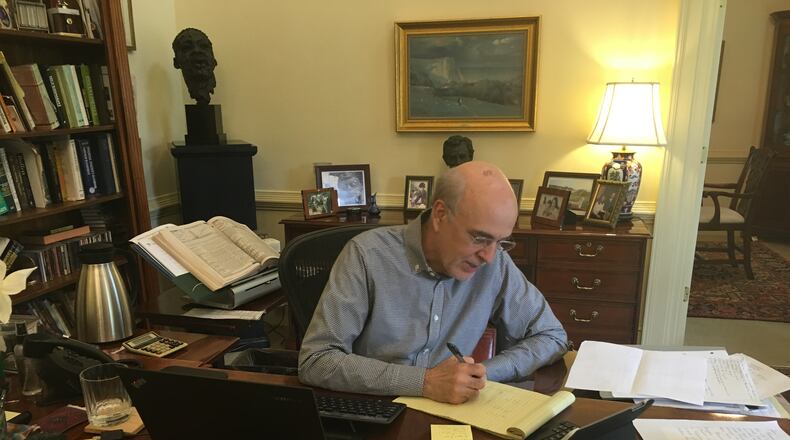 Democrat Jim Barksdale is a candidate for U.S. Senate in Georgia. Greg Bluestein/AJC