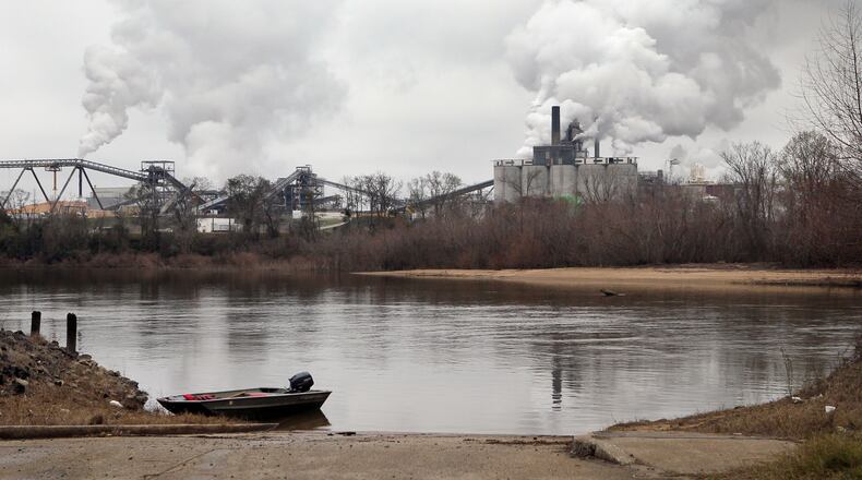 The Rayonier mill near Jesup, Ga. Staff photo.