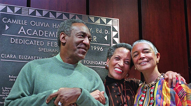 In 1996, Bill Cosby, Johnnetta Cole, the then-President of Spelman, and Camille Cosby shared a moment after the unveiling of the plaque honoring Cosby's contribution to build the Cosby Academic Center at Spelman. In September, Cosby was sentenced to three to 10 years in prison for sexually assaulting a woman in his home.