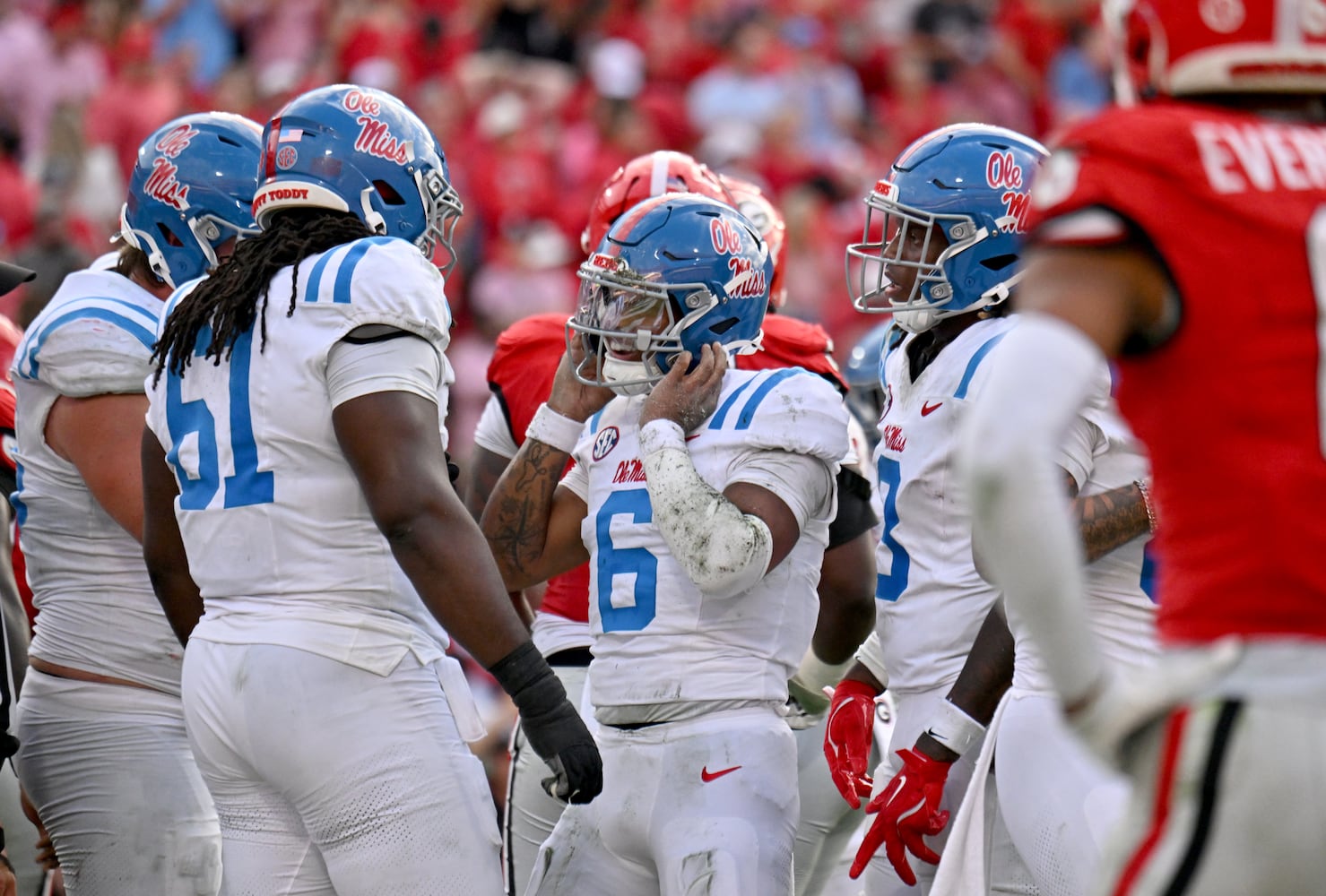 Georgia vs Ole Miss football
