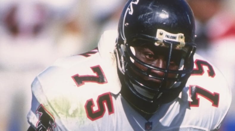 Chris Hinton played four of his 13 NFL seasons (1990-1993) with the Atlanta Falcons