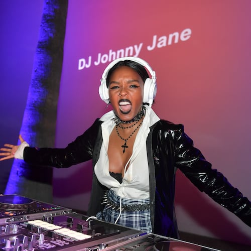 Janelle Monáe performs during Cinespia: The Craft on Saturday, Oct. 11, 2025, at Hollywood Forever Cemetery in Los Angeles. (Photo by Richard Shotwell/Invision/AP)