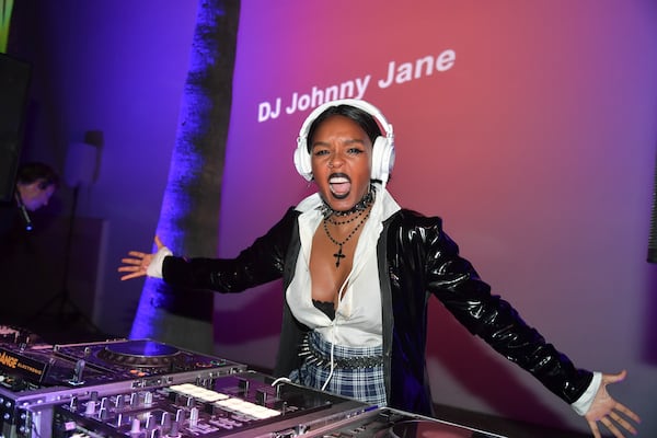 Janelle Monáe — pictured performing during Cinespia: The Craft last month — performed "Hey Ya!" at Outkast's Rock & Roll Hall of Fame induction ceremony on Saturday, Nov. 8, 2025. ( Richard Shotwell/AP)