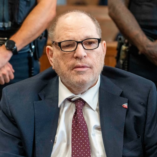Harvey Weinstein appears in Manhattan criminal court on Wednesday, May 13, 2026, in New York. (Steven Hirsch /New York Post via AP, Pool)