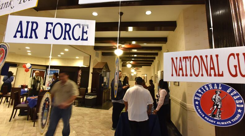 A job fair for veterans is being held at Rehoboth Baptist Church in Tucker on Nov. 3. HYOSUB SHIN / HSHIN@AJC.COM