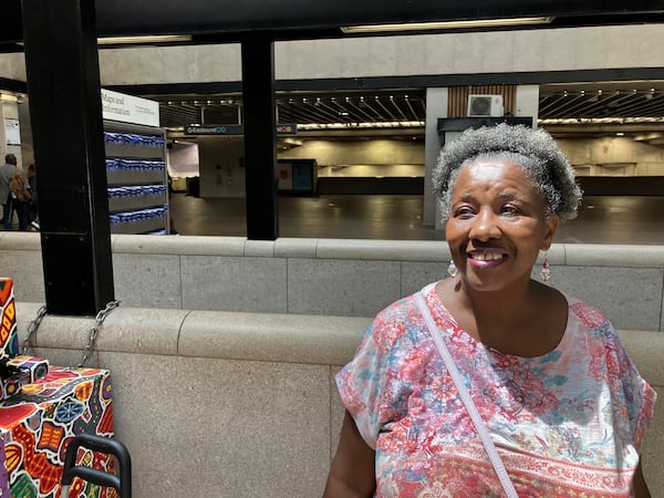 Patricia Lester rides MARTA to her job at a truck stop in Bankhead. She said riders have a responsibility when it comes to safety on the system. "I feel it's as safe as we make it," Lester said. (Reed Williams/AJC)