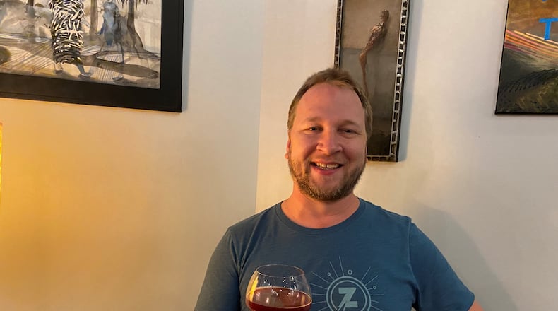 Orpheus founder and brewmaster Jason Pellett at the brewery’s remodeled taproom. (Bob Townsend for The Atlanta Journal-Constitution)
