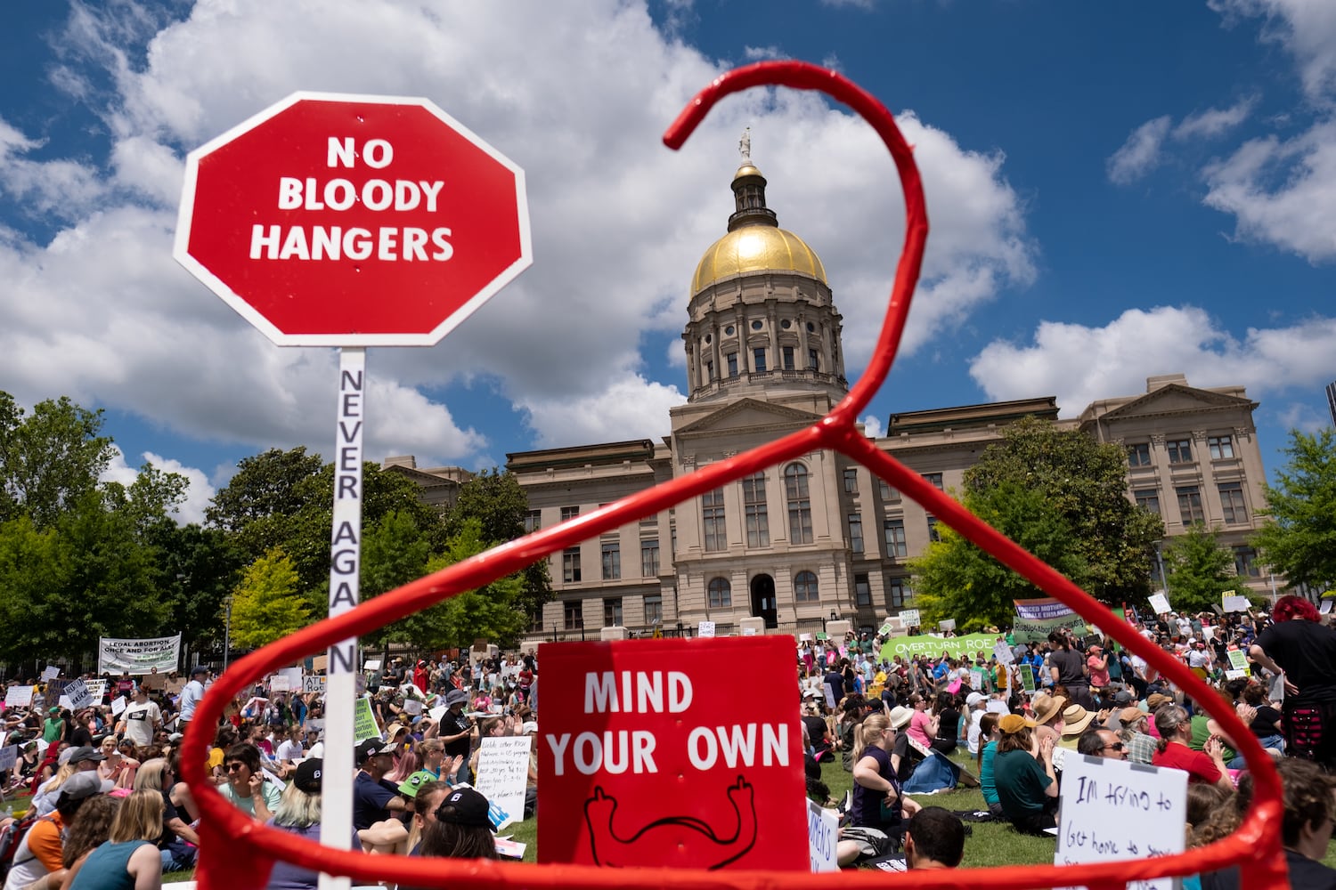 Abortion rights rally in Atlanta