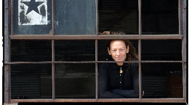 Lauri Stallings of glo, at Goodson Yard at the Goat Farm Arts Center. HYOSUB SHIN / HSHIN@AJC.COM