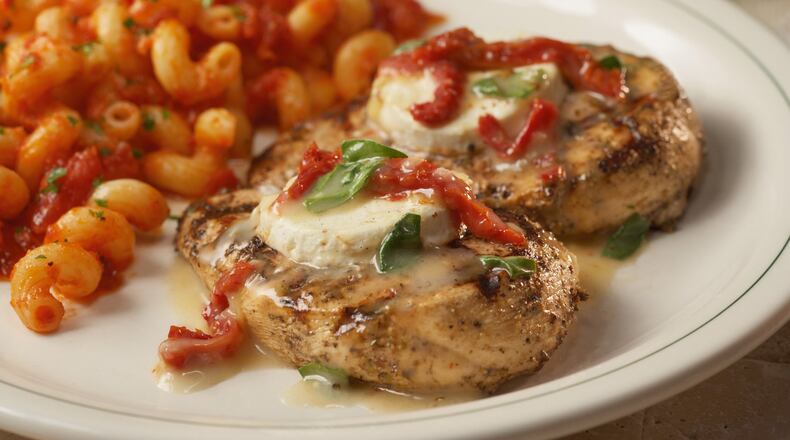 Chicken Bryan is one of the favorite dishes at Carrabba’s Italian Grill. Photo credit: Carrabba’s Italian Grill