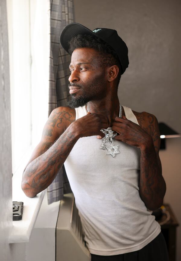 Edric Riley, known as Rockstar Riley, says he first worked for Waffle House as a teenager.  (Jason Getz/AJC)