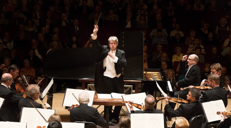 Guest conductor Michael Stern leads the Atlanta Symphony Orchestra and guest artist Marc-Andre Hamelin in Medtner’s Piano Concerto No. 2. The concert also included Tchaikovsky’s Symphony No. 4. CONTRIBUTED BY JEFF ROFFMAN