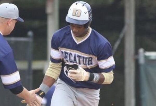 Cardinals star and home run derby champ Jordan Walker, during his Decatur High School days. (Courtesy of GHSA)