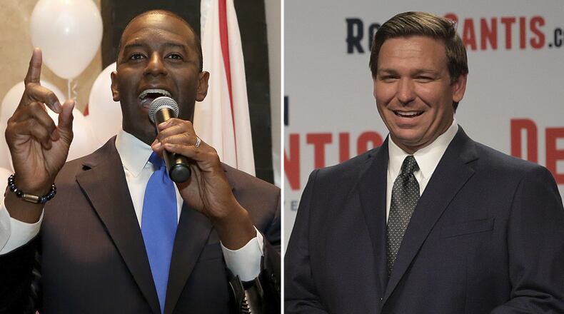 Democrat Andrew Gillum, who is considered progressive, goes on to face Republican U.S. Rep. Ron DeSantis, who was endorsed by President Donald Trump, in the November election.