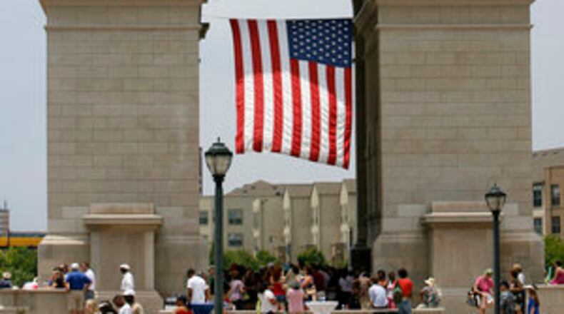 The Millennium Gate opened its doors at Atlantic Station on Friday, July 4, 2008. The 82-foot monument houses a 12,000 square-foot museum with galleries about Georgia history and the contributions of many Atlanta's pioneer families.