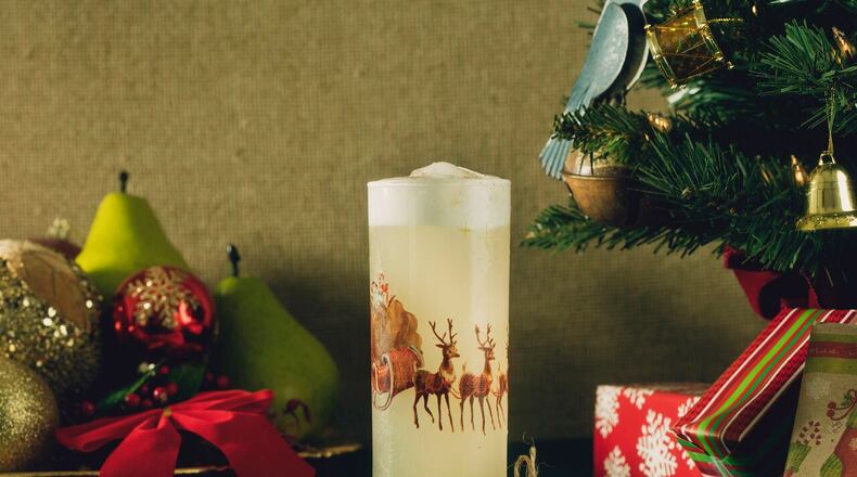 One of Miracle's cocktail called "And A Partridge In A Pear Tree."