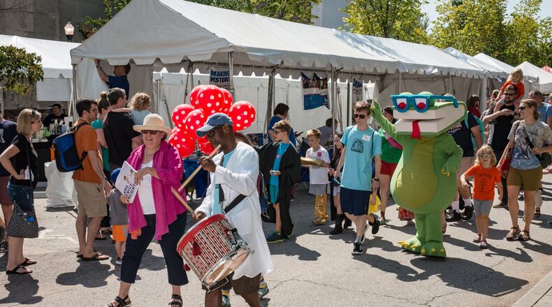 Kids and parents can be part of the AJC Decatur Book Festival’s parades on Saturday and Sunday. CONTRIBUTED BY TOM MEYER
