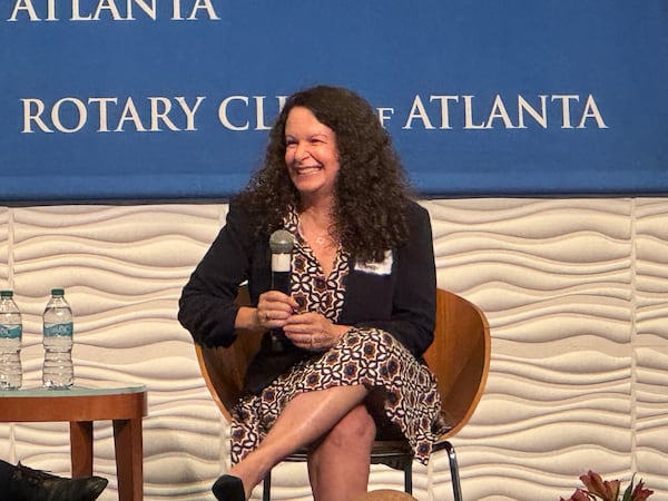 Michele Taylor, former U.S. Ambassador to the United Nations Human Rights Council, spoke to the Atlanta Rotary Club on Monday.