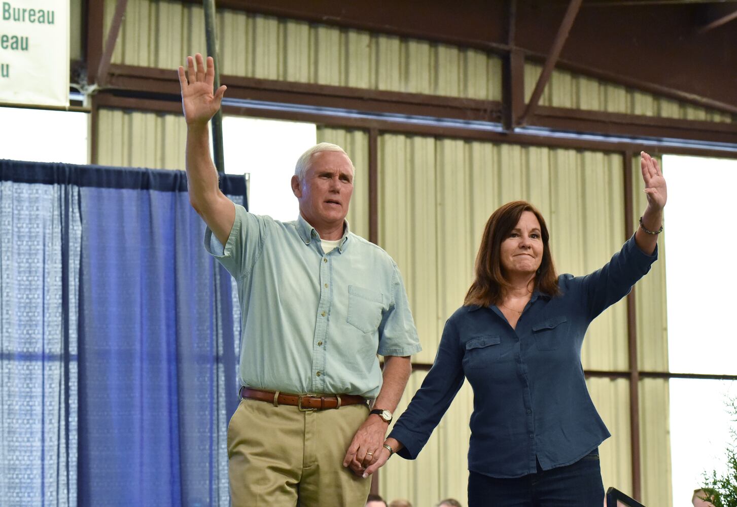 Pence visits storm ravaged Georgia