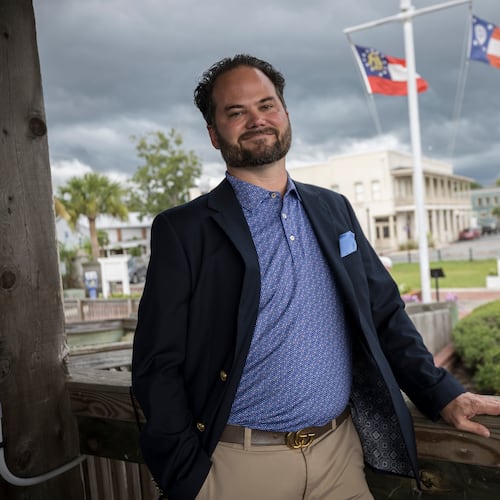 Superior Court Judge Bert Guy Jr. of the Brunswick Judicial Circuit — pictured in St. Mary's in 2024 — resigned from his role as president of the state’s Council of Superior Court Judges following his DUI arrest Tuesday at a Jacksonville, Florida, strip club. (Stephen B. Morton/AJC 2024)