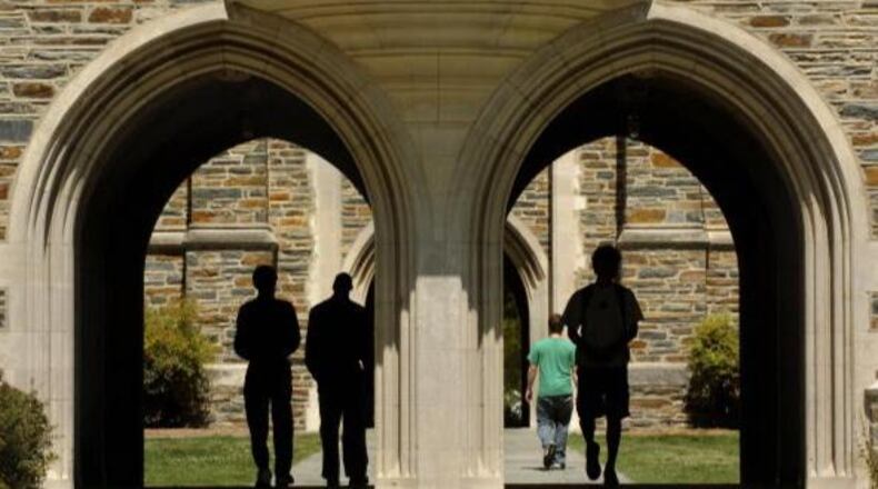 Duke University. File photo.  (Photo by Sara D. Davis/Getty Images)