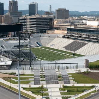 The incident happened Saturday morning before a home game at the University of Alabama Birmingham. (Courtesy of Protective Stadium)