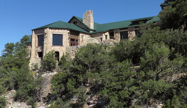 This undated photo provided by the National Park Service shows Grand Canyon Lodge on the North Rim of Grand Canyon, Ariz. (Michael Quinn/National Park Service via AP)
