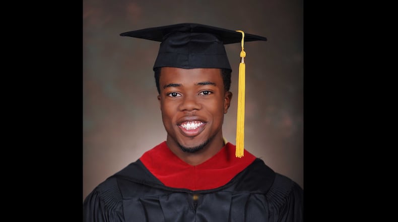 Ronald McCullough Jr., who enrolled in Clark Atlanta University at 16, will graduate with honors with a B.A. in biology.