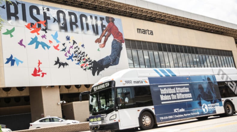 Regarding possible bus route changes, MARTA meetings will be held in person in Decatur on Nov. 11 and Dunwoody on Nov. 13. (Courtesy of Dunwoody)