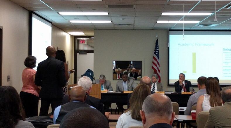May 31, 2017 -- Atlanta -- The State Charter Schools Commission reviews the performance of its under-performing schools