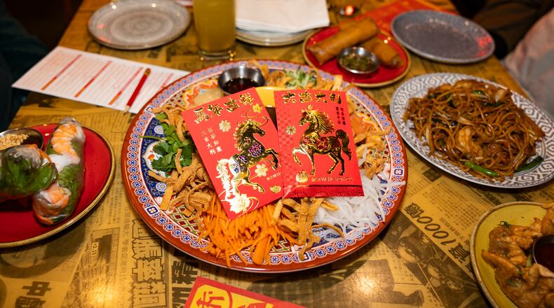 Hawkers will offer a special Lunar New Year menu throughout the month of February. (Courtesy of Hawkers)