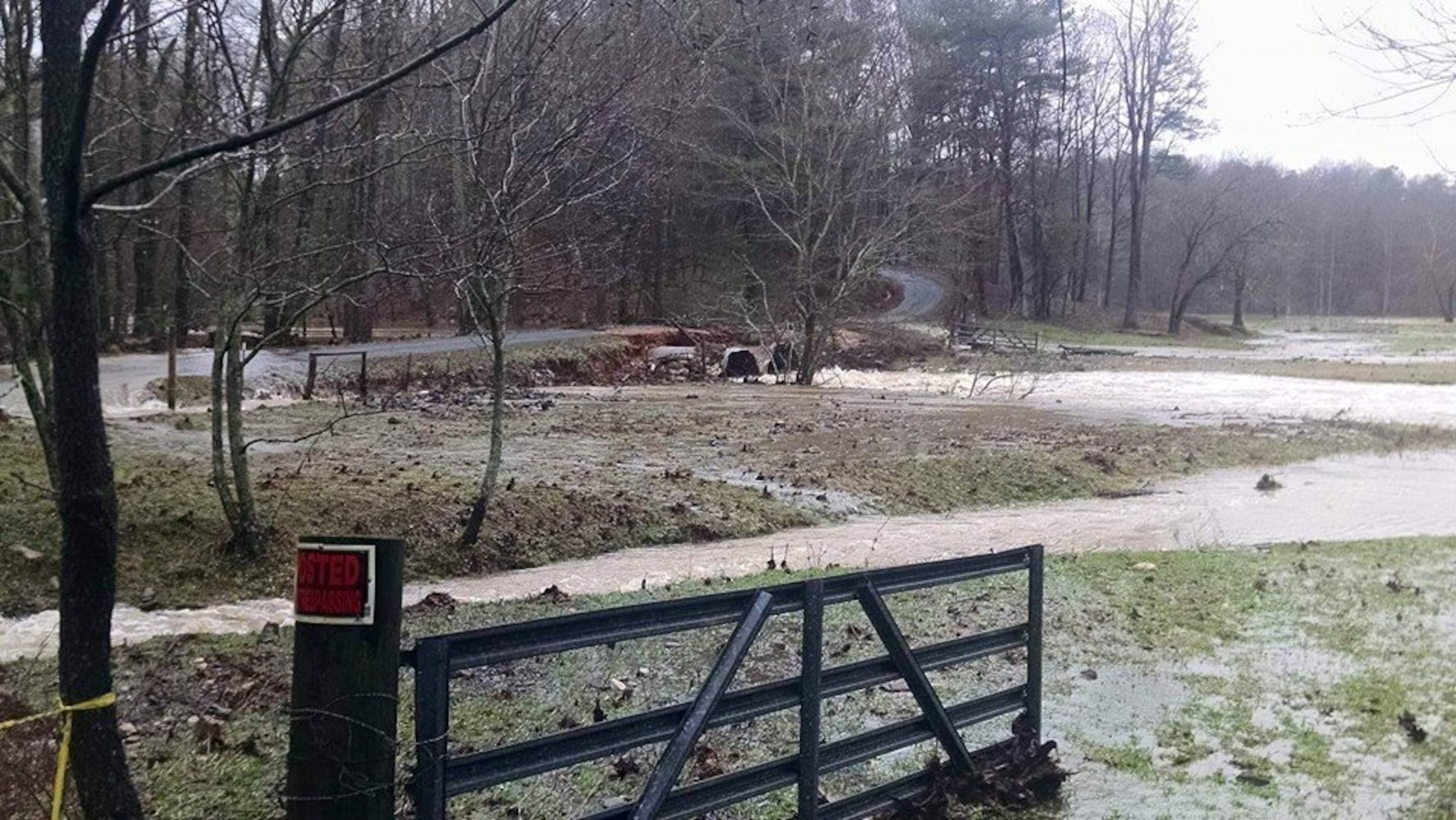 Flooding in Gilmer County