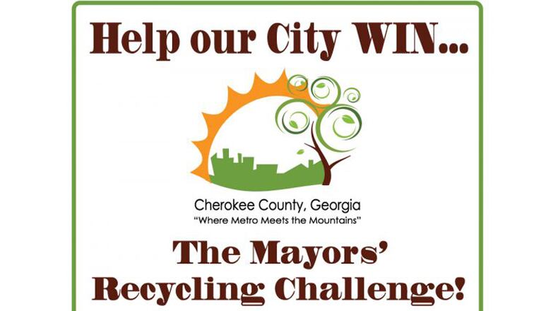 Five Cherokee County cities are competing for the most recyclables per capita and most improved awards in the Mayors’ Recycling Challenge. CHEROKEE COUNTY CHAMBER OF COMMERCE