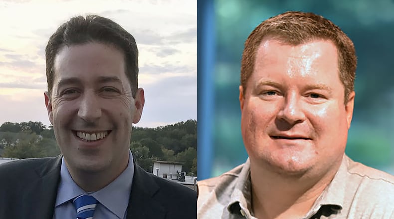 Mark Arum and Erick Erickson will have their two-hour shows moved up an hour earlier starting January 3, 2019. CREDIT: Rodney Ho (left) and WSB publicity photo (right)