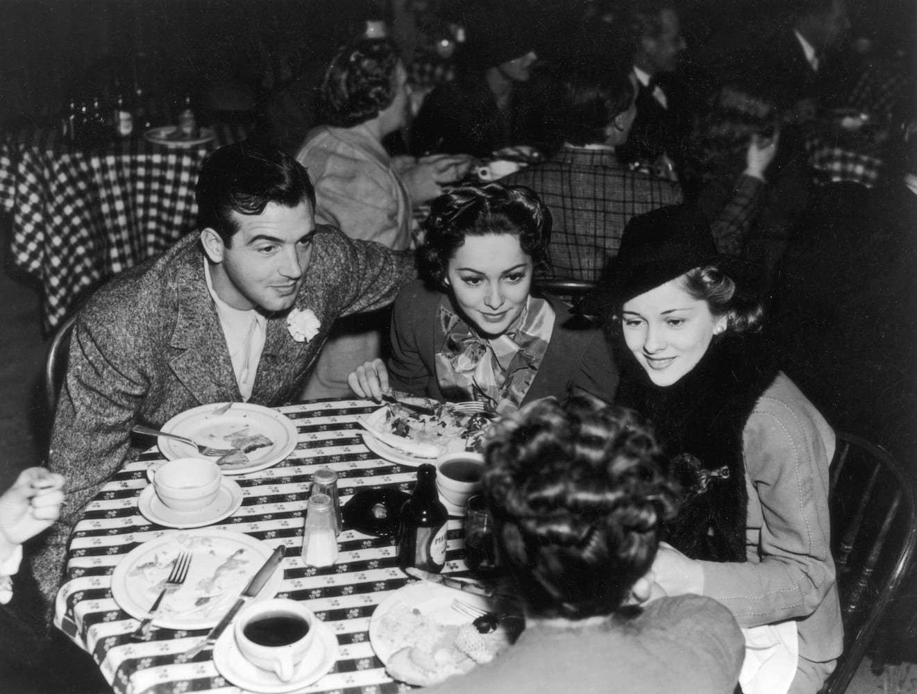 Actress Joan Fontaine through the years