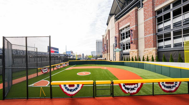Guests can also experience the new Children’s Healthcare of Atlanta Park, a 30,000-square-foot family-centered activity center at Truist Park that opened earlier this month. (Courtesy of Children's Healthcare of Atlanta)