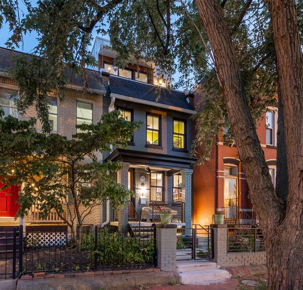 Here is the facade of architect Will Teass' net-zero home after he completed his renovation in January 2022. Photo: Courtesy of Kate Wichlinski/NetZero